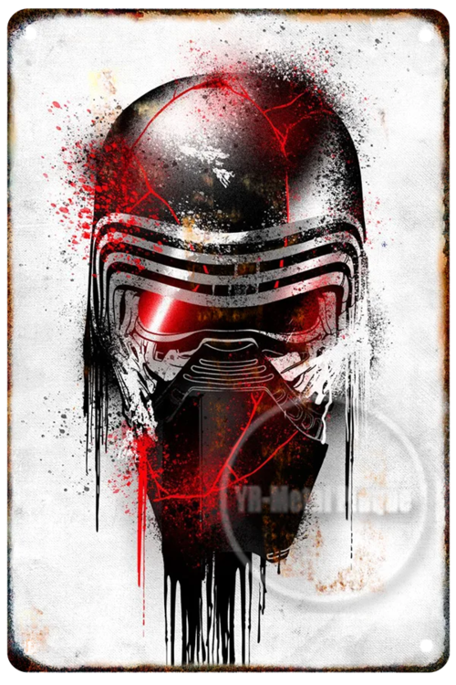 Star Wars Vader Vintage Metal Poster Movie Retro Tin Sign Cinema Wall