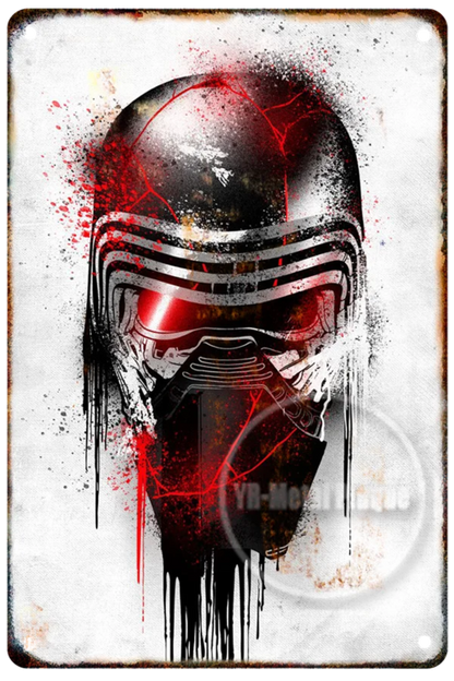 Star Wars Vader Vintage Metal Poster Movie Retro Tin Sign Cinema Wall