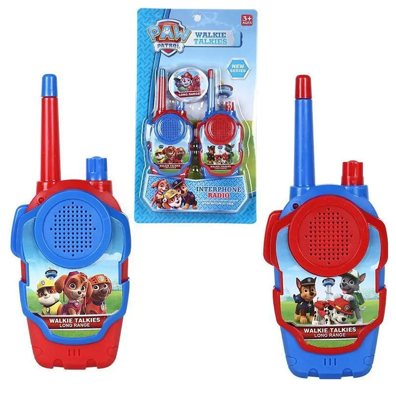 PAW Patrols Toy Walkie Talkies Set Children Walkie Radio Cartoon Kids