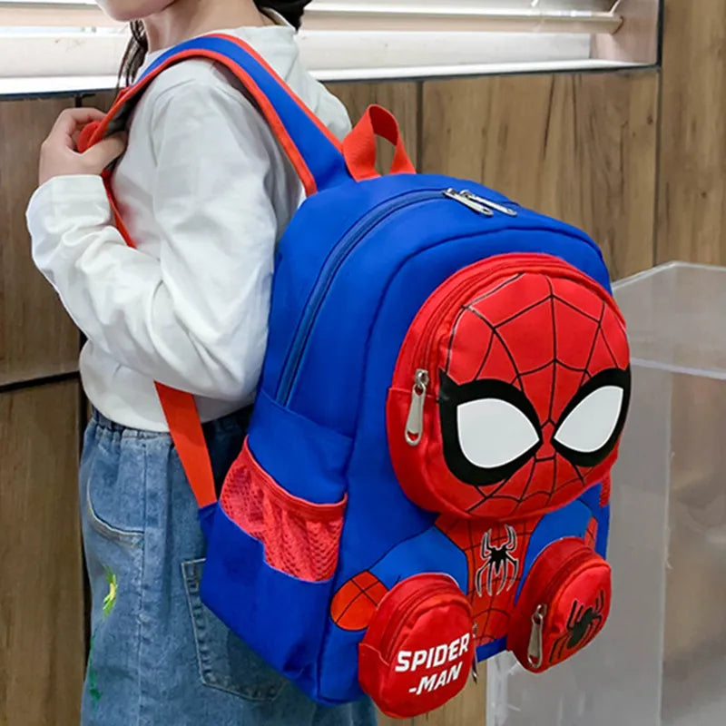 Spiderman Backpacks Super Heroes Student School Bag Cartoon 3d Stereo