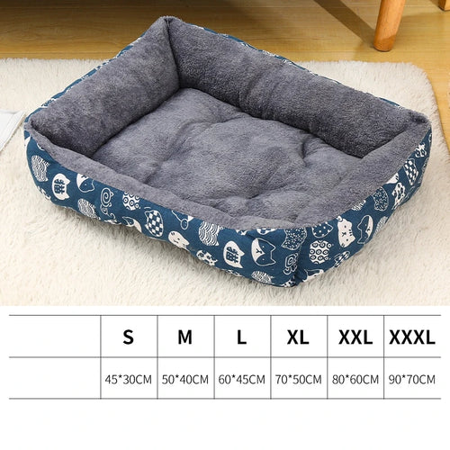 Pet Dog Cat Bed Mat Large Dog Sofa Bed Warm Pet Nest Kennel For Small