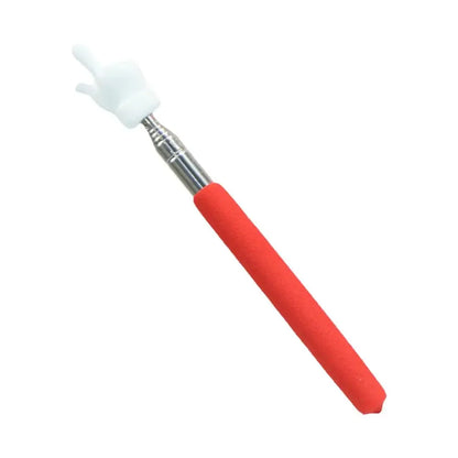 Retractable Teacher Pointer Finger Design StainlessSteel Telescopic