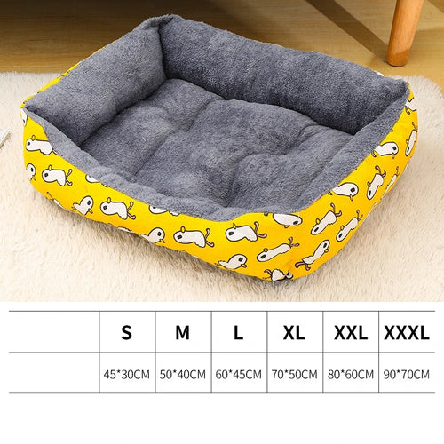 Pet Dog Cat Bed Mat Large Dog Sofa Bed Warm Pet Nest Kennel For Small