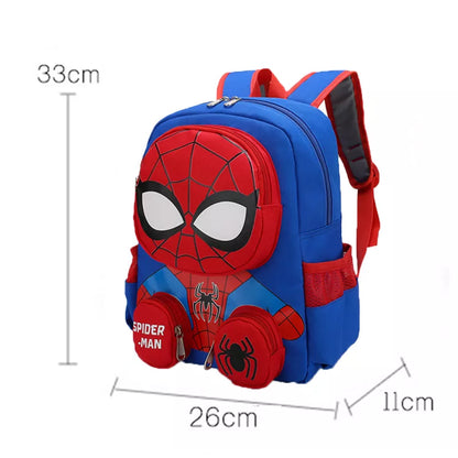 Spiderman Backpacks Super Heroes Student School Bag Cartoon 3d Stereo