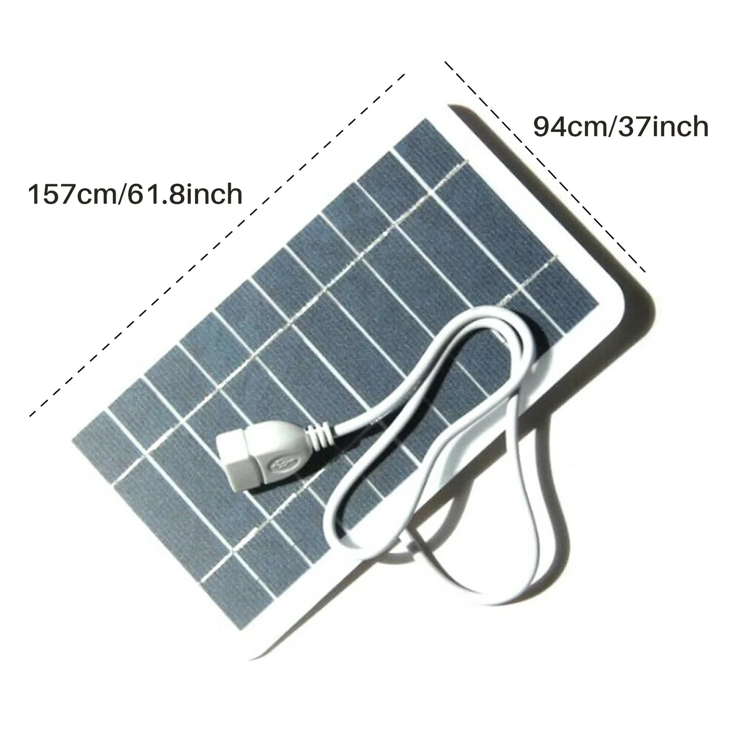 2w 5v Solar Panel Outdoor Usb Portable Mini Solar Charger Panel