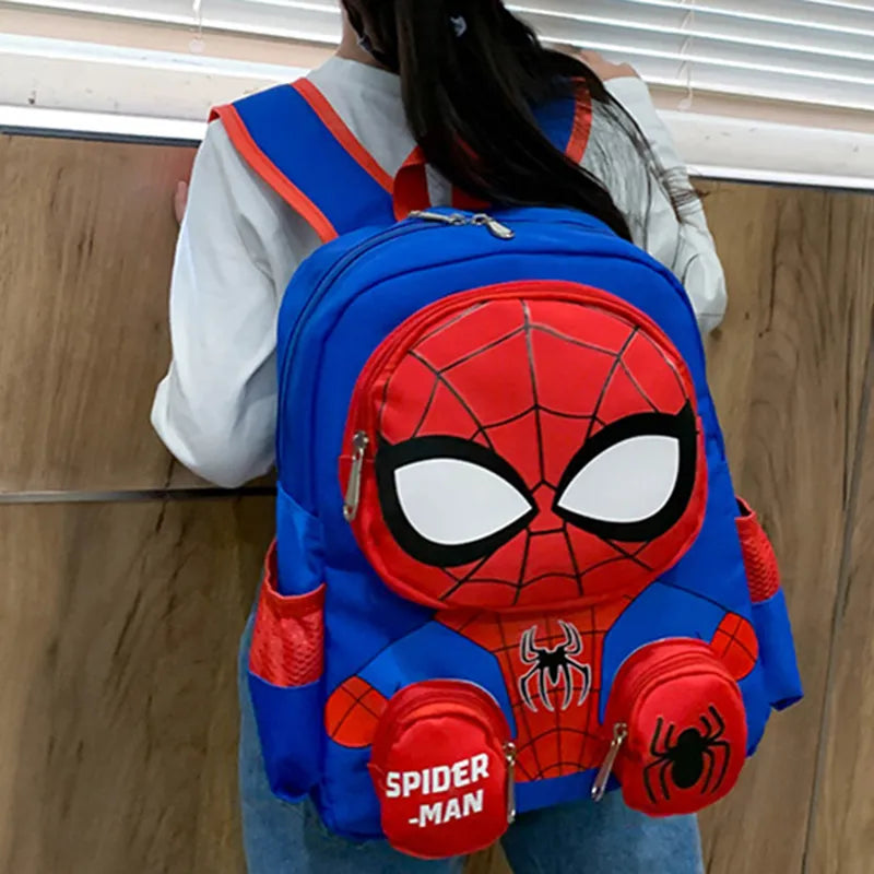 Spiderman Backpacks Super Heroes Student School Bag Cartoon 3d Stereo