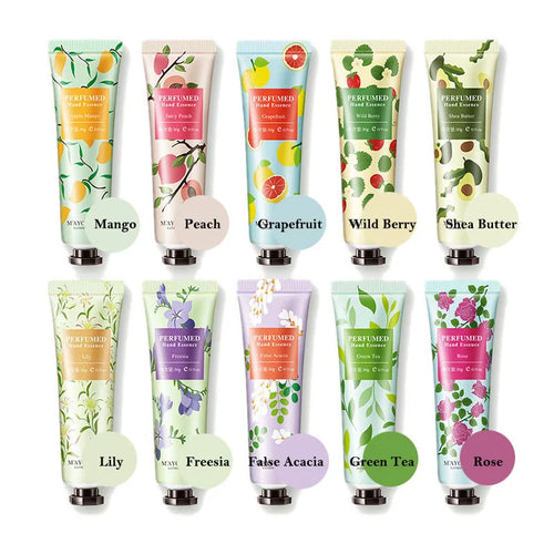 10pcs Fruity Flowery Hand Cream Moisturizing Anti-wrinkle Anti Chap