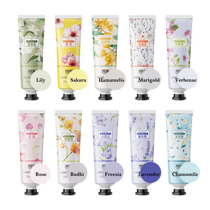 10pcs Fruity Flowery Hand Cream Moisturizing Anti-wrinkle Anti Chap