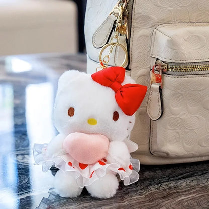 Sanrio Hello Kitty Cute Girl Keychain Bag Pendant Kuromi  Cinnamoroll