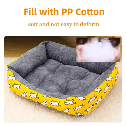 Pet Dog Cat Bed Mat Large Dog Sofa Bed Warm Pet Nest Kennel For Small