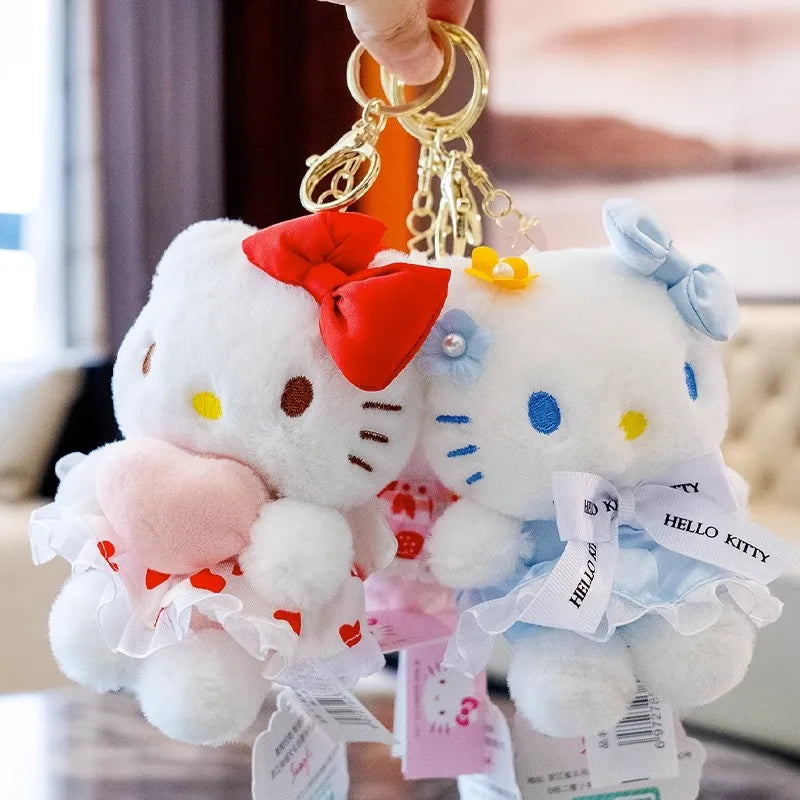 Sanrio Hello Kitty Cute Girl Keychain Bag Pendant Kuromi  Cinnamoroll