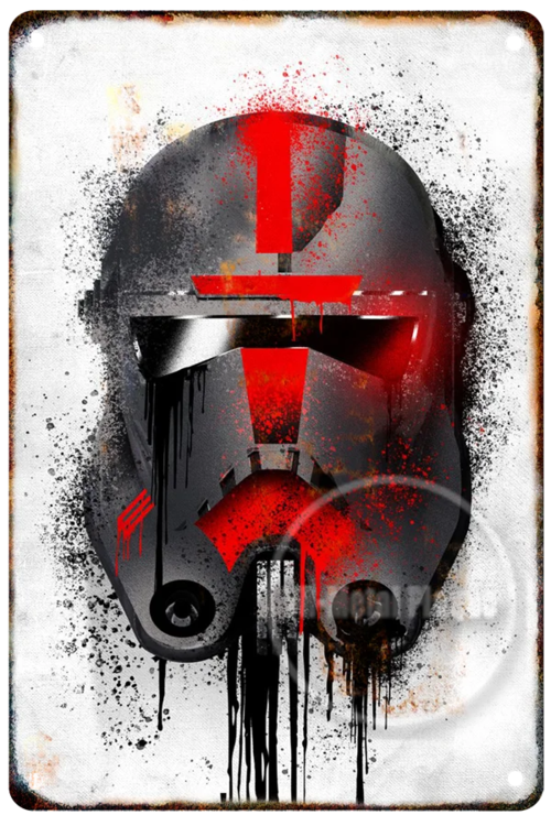 Star Wars Vader Vintage Metal Poster Movie Retro Tin Sign Cinema Wall