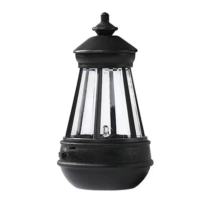 1 Pc 2 Styles 2V 40MA Waterproof LED Solar Retro Lantern Hanging Light