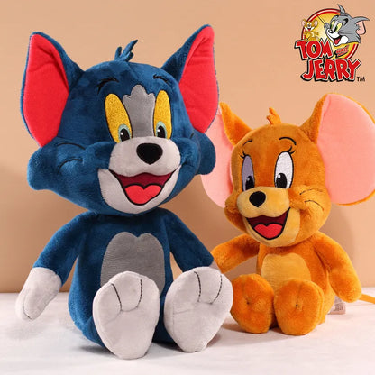 Tom And Jerry Plush Toy Cartoon Movie Cat Tuffy Nibbles Mouse Plushies