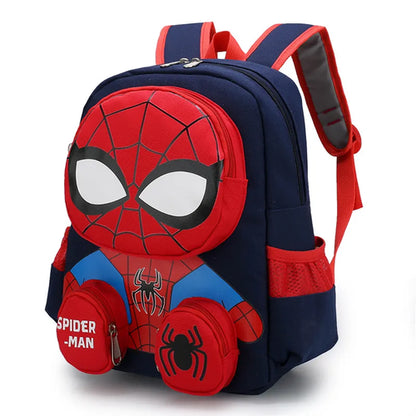 Spiderman Backpacks Super Heroes Student School Bag Cartoon 3d Stereo