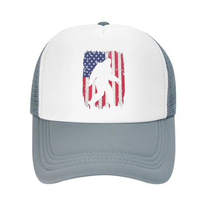 Bigfoot Gifts Funny Sasquatch American USA Flag Adult Cowboy Hat Woman