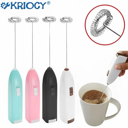 Mini Electric Whisk Foamer Blender Wireless Coffee Whisk Mixer