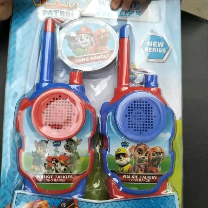 PAW Patrols Toy Walkie Talkies Set Children Walkie Radio Cartoon Kids