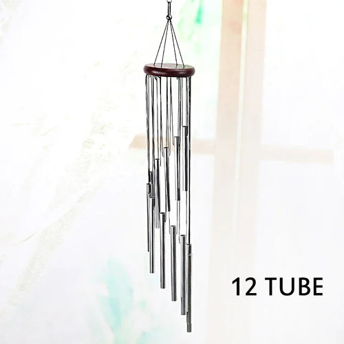 Wooden Retro Wind Chimes Metal Ornaments Outdoor Garden Decoration