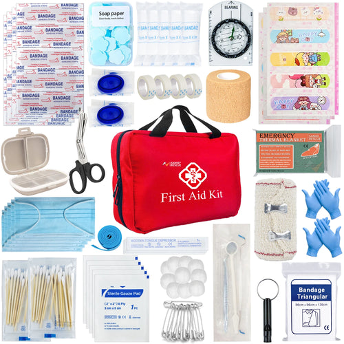 First Aid Kit 26-330 Piece All-Purpose Tactical  Emergency Kit In The