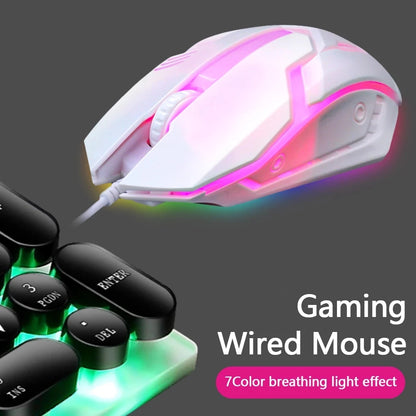 Limei S1 E Sports LED Luminous Backlit Wired Mouse USB Wired For