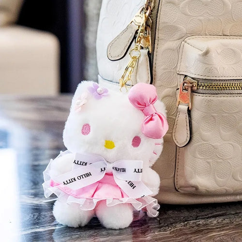 Sanrio Hello Kitty Cute Girl Keychain Bag Pendant Kuromi  Cinnamoroll