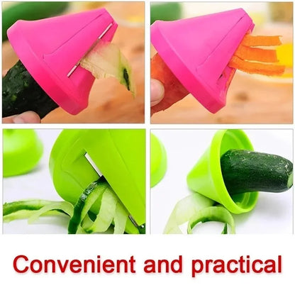 Kitchen Tool Vegetable Fruit Multifunction Spiral Shredder Peeler