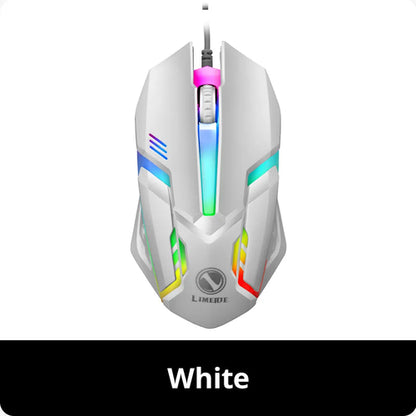 Limei S1 E Sports LED Luminous Backlit Wired Mouse USB Wired For