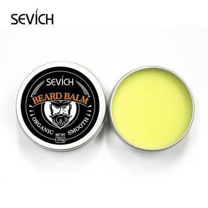 Sevich 30g/60g Natural Beard Balm Wax For Beard Smoothing Moustache