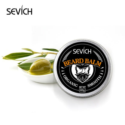 Sevich 30g/60g Natural Beard Balm Wax For Beard Smoothing Moustache