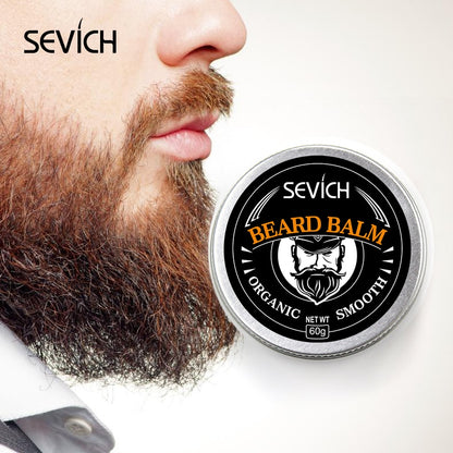 Sevich 30g/60g Natural Beard Balm Wax For Beard Smoothing Moustache