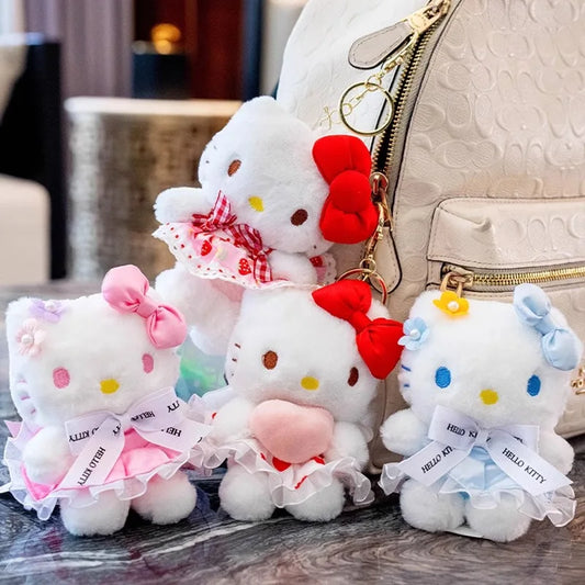 Sanrio Hello Kitty Cute Girl Keychain Bag Pendant Kuromi  Cinnamoroll