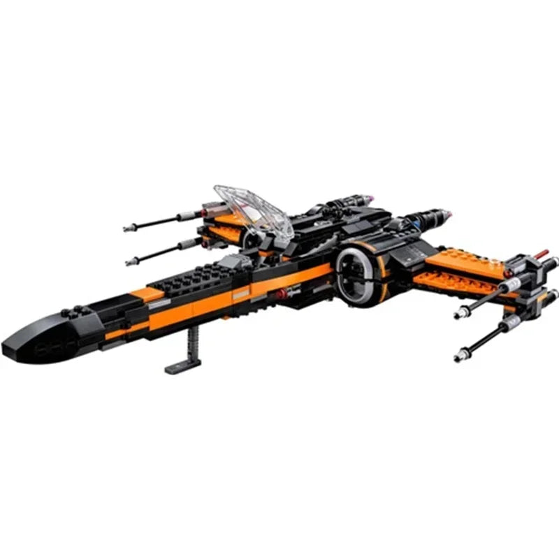 FIT 75102 748PCS Stars Space Wars Poe X-wing Fighter Aircraft Fighter