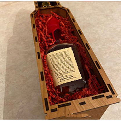 Red Wine Wooden Gift Box