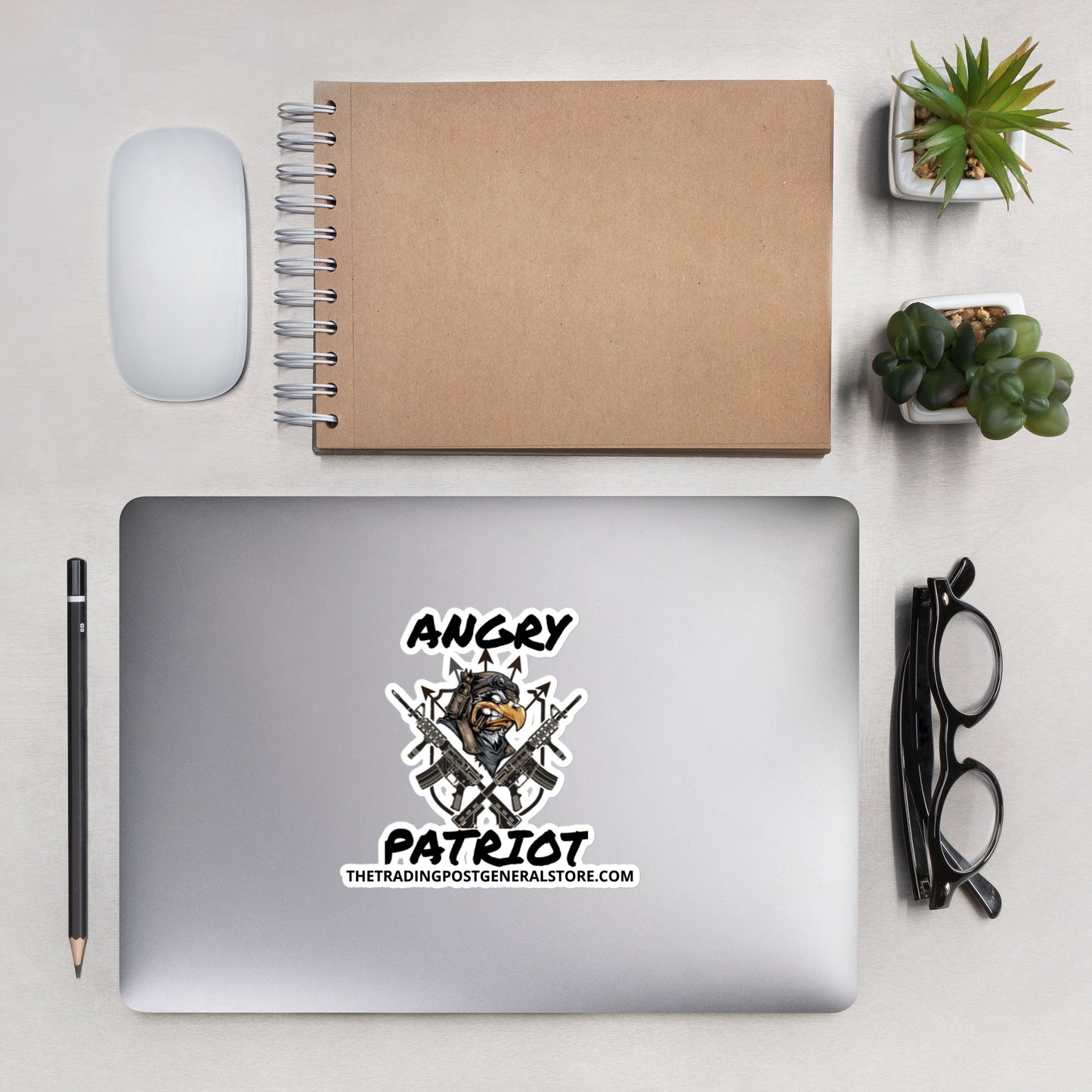 ANGRY PATRIOT STICKER Bubble-free stickers