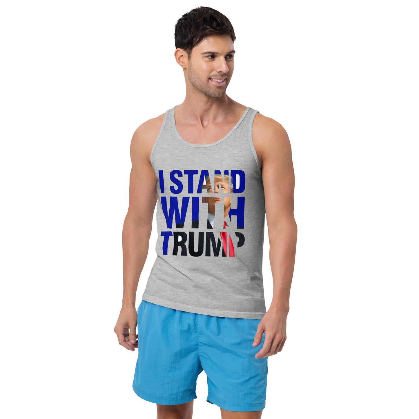 Men's Tank Top / We're With Trump