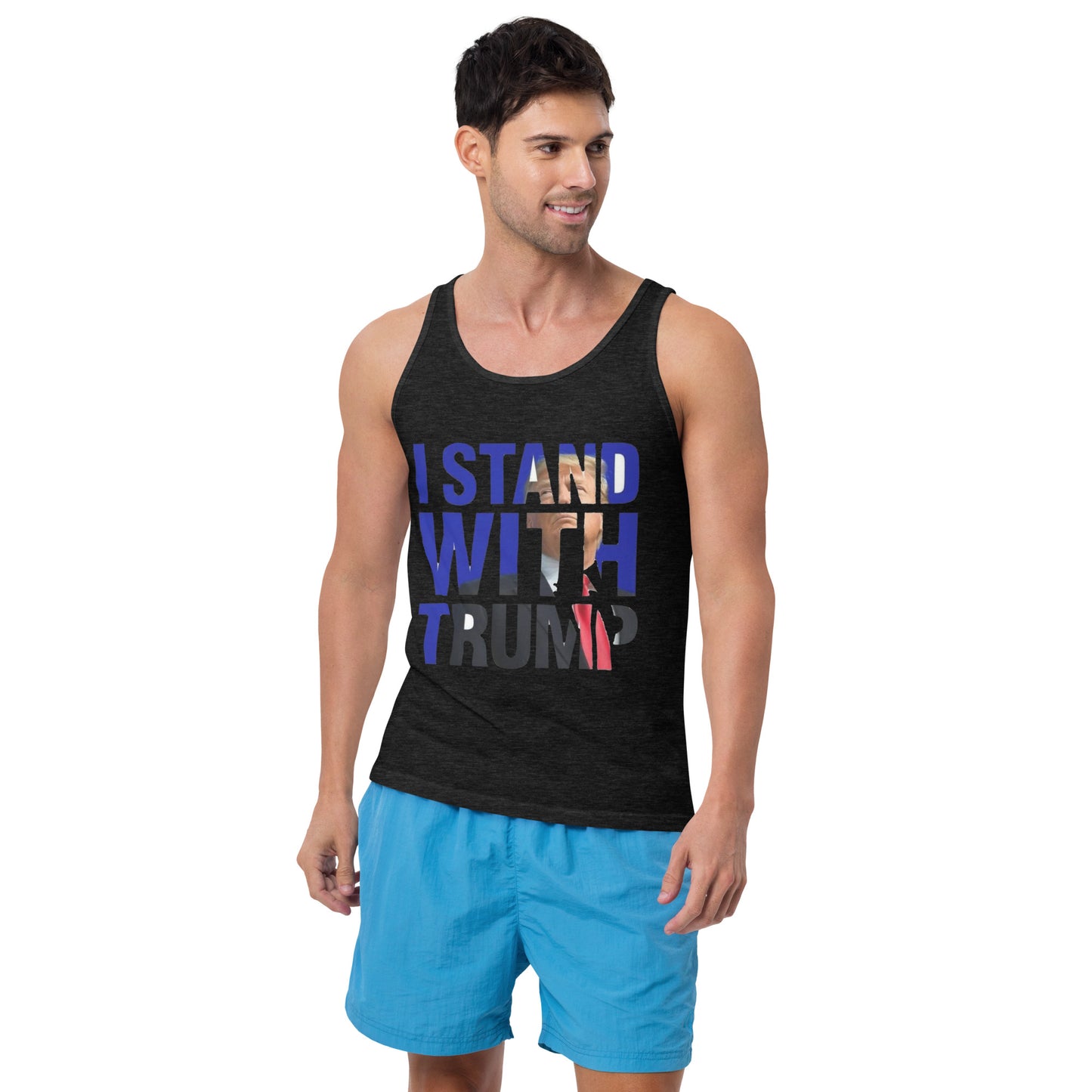 Men's Tank Top / We're With Trump