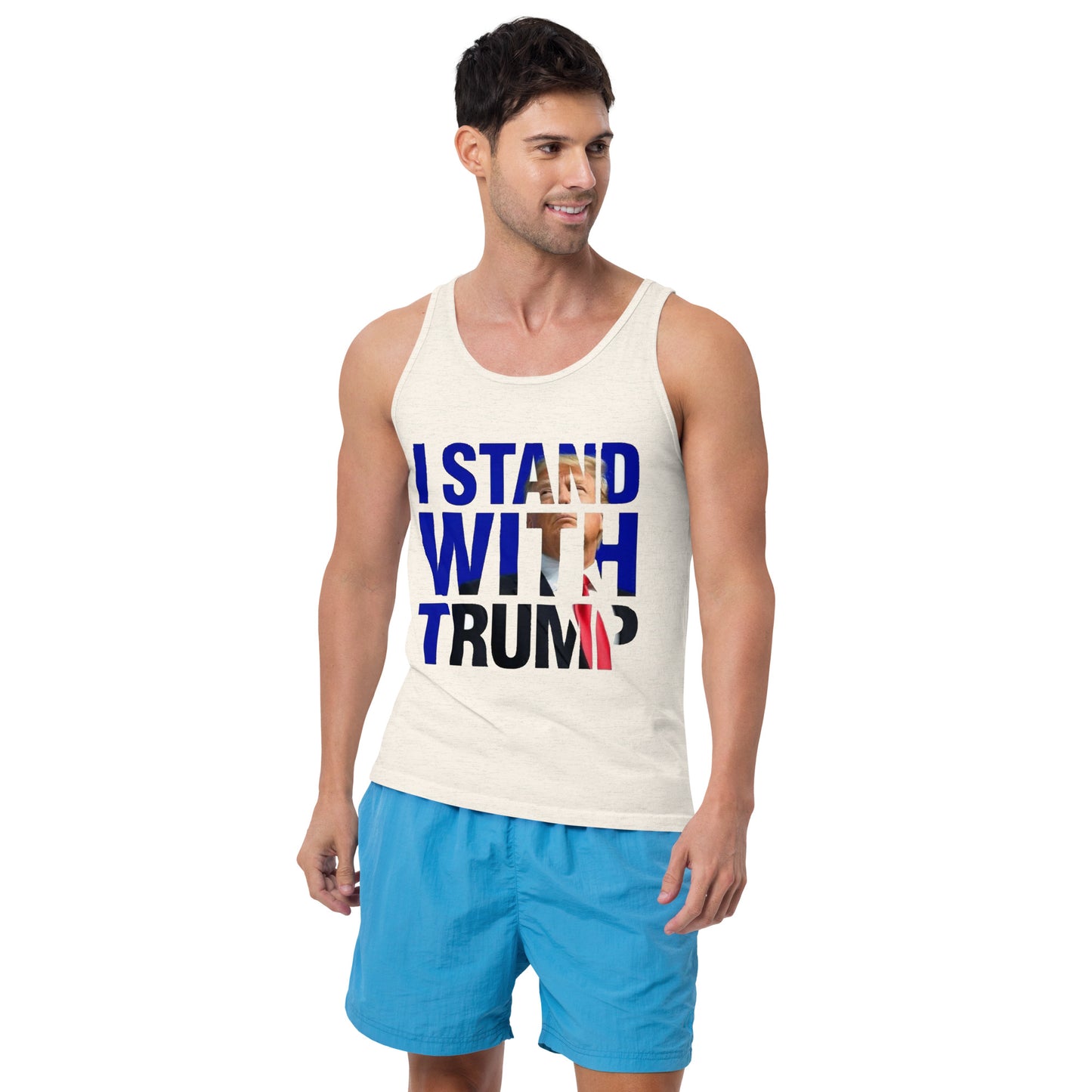 Men's Tank Top / We're With Trump