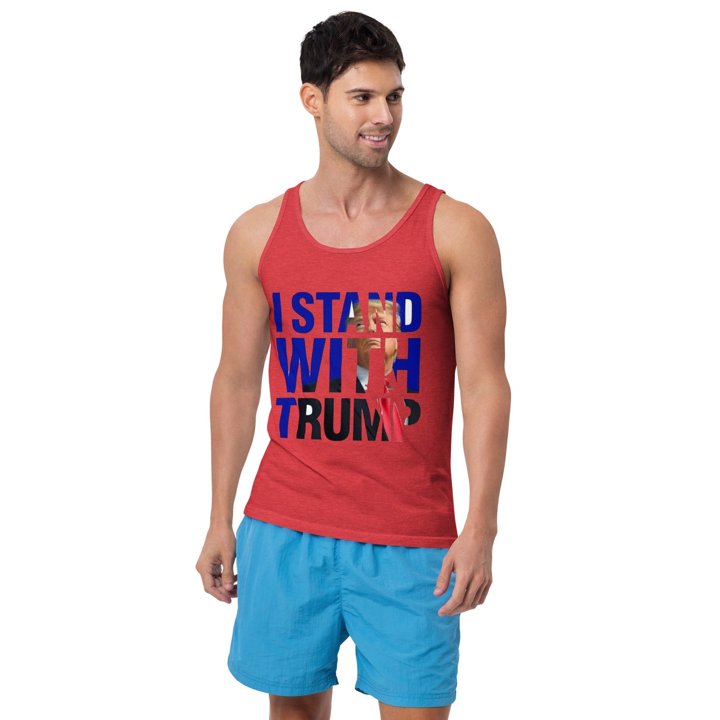 Men's Tank Top / We're With Trump