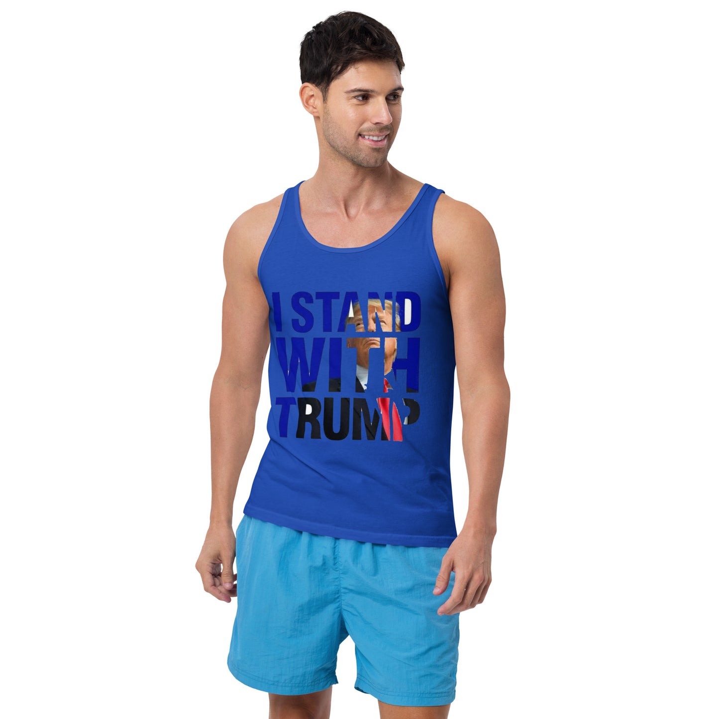 Men's Tank Top / We're With Trump