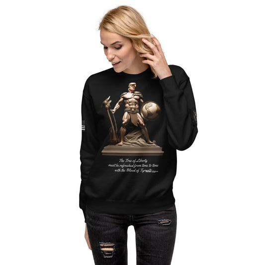 Unisex Premium Sweatshirt  Trump, our warrior