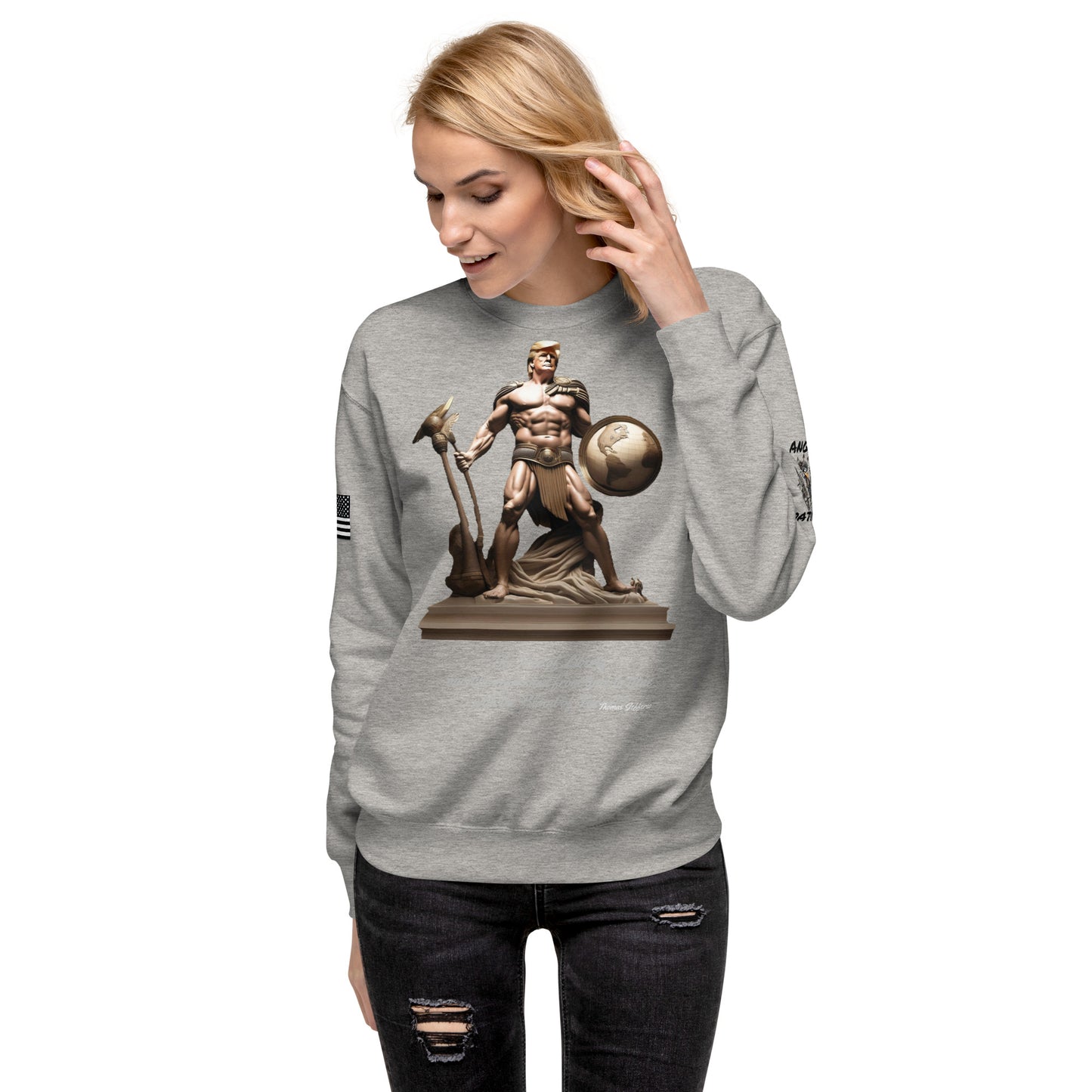 Unisex Premium Sweatshirt  Trump, our warrior