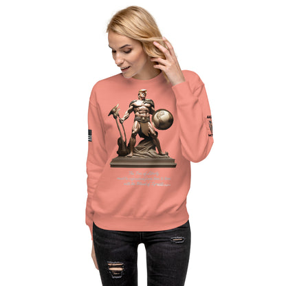 Unisex Premium Sweatshirt  Trump, our warrior