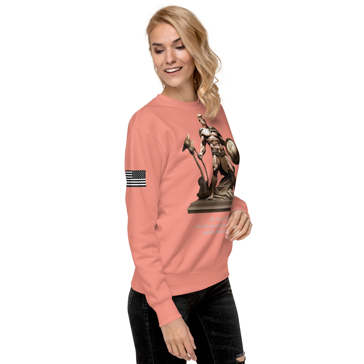 Unisex Premium Sweatshirt  Trump, our warrior