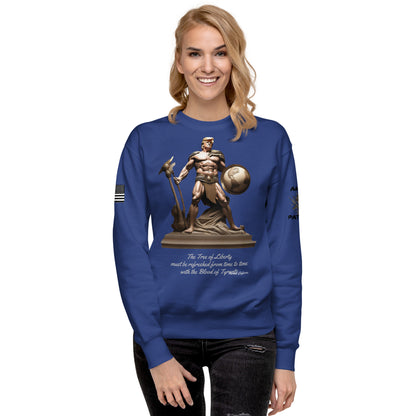 Unisex Premium Sweatshirt  Trump, our warrior