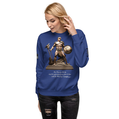 Unisex Premium Sweatshirt  Trump, our warrior