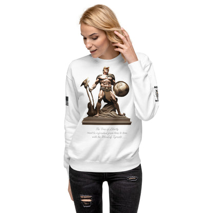 Unisex Premium Sweatshirt  Trump, our warrior