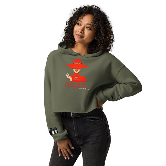 Crop Hoodie Trump's Girl