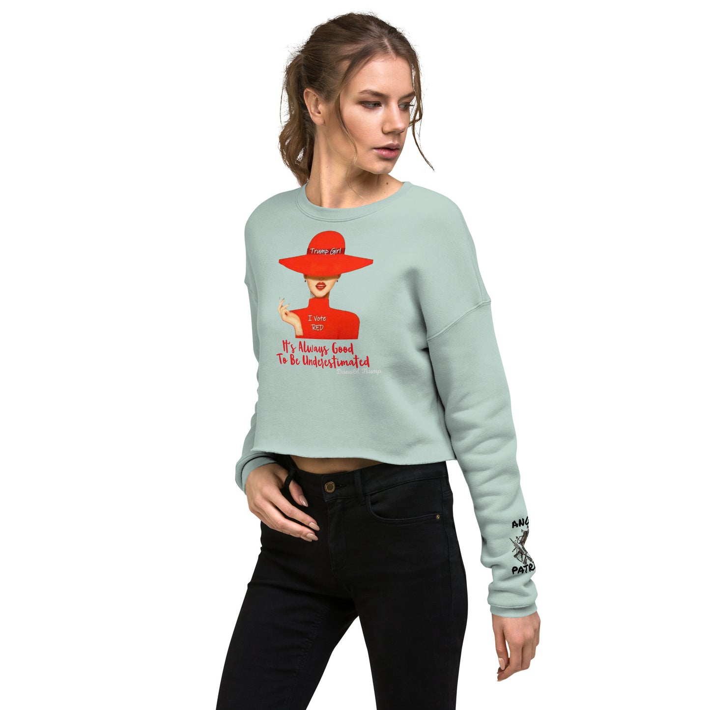 Crop Sweatshirt Trump's Girl