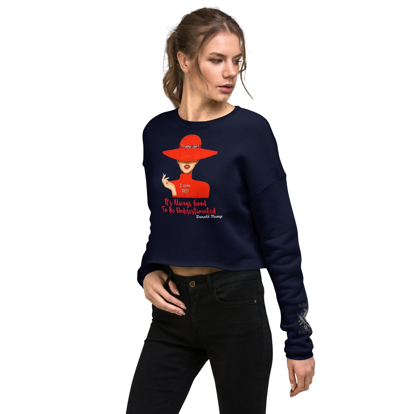 Crop Sweatshirt Trump's Girl